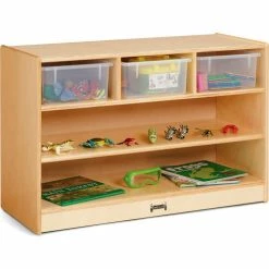 Discount ⌛ Jonti-Craft® STEM Combo Mobile Storage Unit with Clear Tubs - 36.5"W x 15"D x 24.5"H ❤️