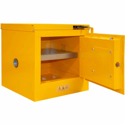 Best Pirce โจ Durham Mfg. Durham Flammable Cabinet 2 Gallon Self Close Door - 17-3/8"W x 18-1/8"D x 18-3/8"H ๐งจ - Image 2