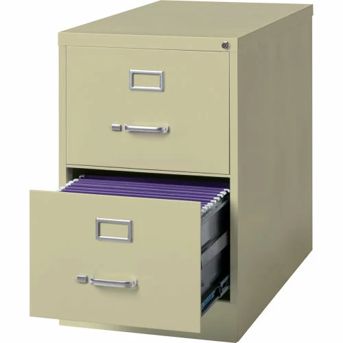 Cheap ๐ Hirsh Industries® 25" Deep Vertical File Cabinet 2-Drawer Legal Size - Putty ๐ฏ - Image 2