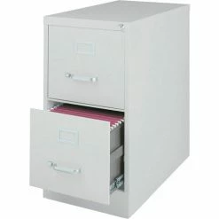 Cheapest ๐ฏ Hirsh Industries® 26-1/2" Deep Vertical File Cabinet 2-Drawer Letter Size - Light Gray โ๏ธ
