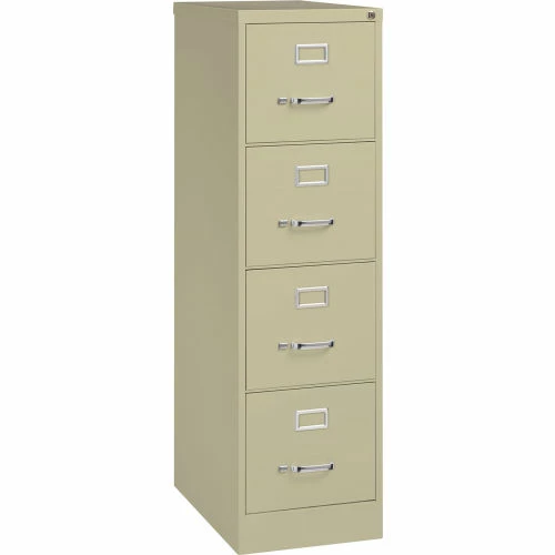 Outlet โญ Hirsh Industries® 25" Deep Vertical File Cabinet 4-Drawer Letter Size - Putty ๐ฏ - Image 2