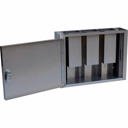 Discount โค๏ธ Omnimed® 181790 Stainless Steel Specimen Dropbox Cabinet, 13-1/2"W x 3-1/2"D x 10"H ๐ - Image 2