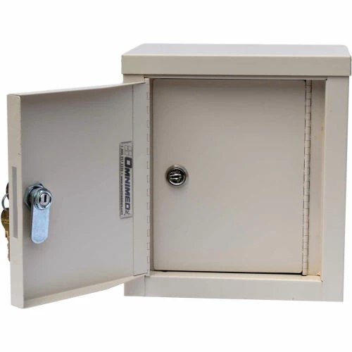 Cheapest ๐ Omnimed® Mini Double Door Economy Narcotic Cabinet, 8"W x 5-5/8"D x 9"H, Beige โ๏ธ - Image 3