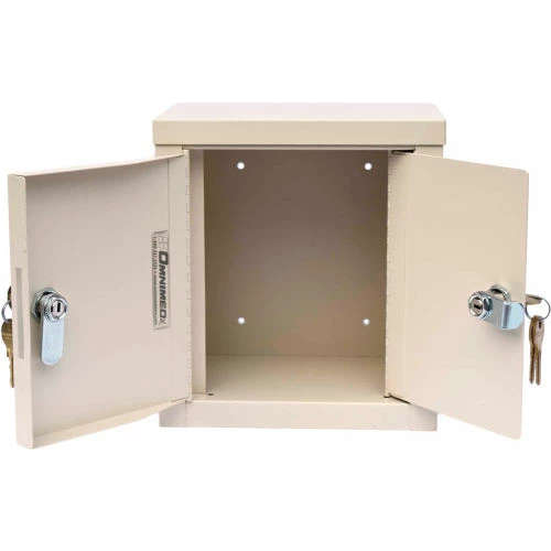 Cheapest ๐ Omnimed® Mini Double Door Economy Narcotic Cabinet, 8"W x 5-5/8"D x 9"H, Beige โ๏ธ - Image 4