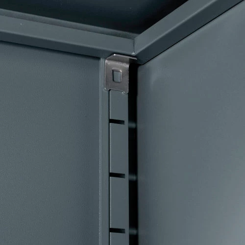 Budget ๐ Global Industrial™ Clear View Storage Cabinet Easy Assembly 36x18x78 - Gray โค๏ธ - Image 16