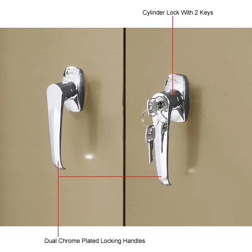 Cheap ๐ Global Industrial™ Clear View Storage Cabinet Assembled 36x18x78 - Tan ๐ - Image 16