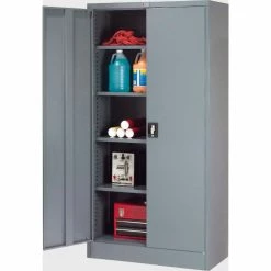Wholesale ๐ Global Industrial Steel Storage Cabinet, Recessed Handle, 36"Wx18"Dx72"H, Gray, Unassembled ๐