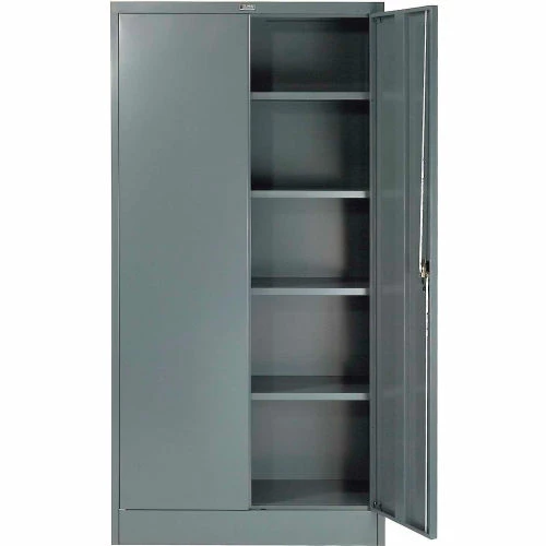 Wholesale ๐ Global Industrial Steel Storage Cabinet, Recessed Handle, 36"Wx18"Dx72"H, Gray, Unassembled ๐ - Image 9