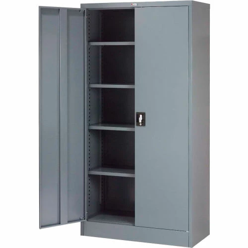 Wholesale ๐ Global Industrial Steel Storage Cabinet, Recessed Handle, 36"Wx18"Dx72"H, Gray, Unassembled ๐ - Image 10