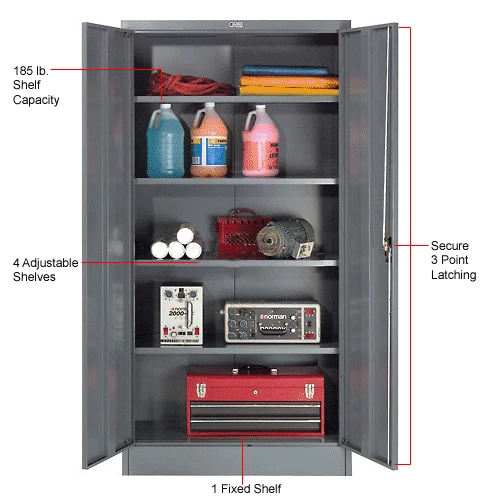 Wholesale ๐ Global Industrial Steel Storage Cabinet, Recessed Handle, 36"Wx18"Dx72"H, Gray, Unassembled ๐ - Image 27
