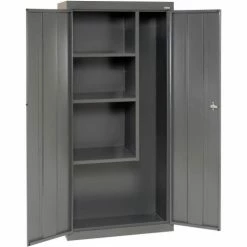 Outlet ✔️ Sandusky Classic Series Janitorial Storage Cabinet VFC1301566 - 30x15x66, Charcoal 🛒