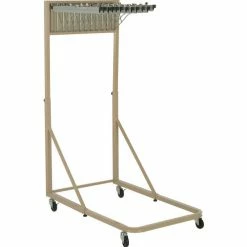 Flash Sale 🥰 Interion By Global Industrial Interion® Blue Print Pivot Mobile Rack with 12 Pivot Hangers & 12 24" Hanging Clamps ✨