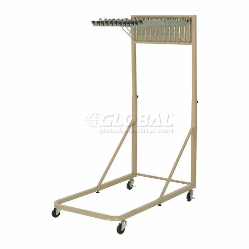 Coupon ๐ฏ Interion By Global Industrial Interion® Blue Print Pivot Mobile Rack with 12 Pivot Hangers & 12 36" Hanging Clamps ๐ - Image 3