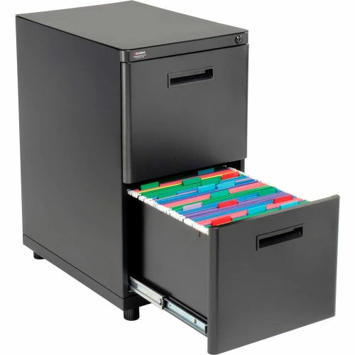 Coupon ๐ฅ Interion By Global Industrial Interion® 2 Drawer Pedestal File/File - Black โญ - Image 3