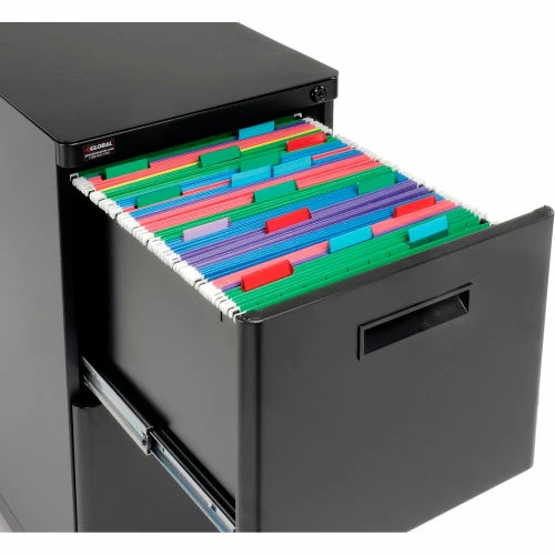 Coupon ๐ฅ Interion By Global Industrial Interion® 2 Drawer Pedestal File/File - Black โญ - Image 4