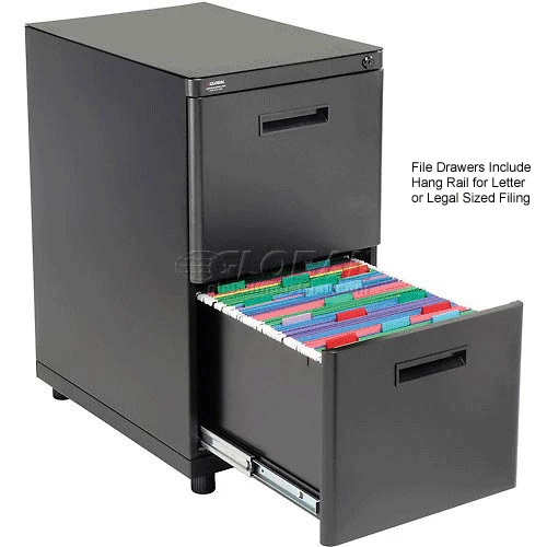 Coupon ๐ฅ Interion By Global Industrial Interion® 2 Drawer Pedestal File/File - Black โญ - Image 16
