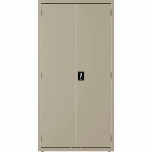 Discount ๐ Hirsh Industries® Janitorial Cabinet, 18"D x 36"W x 72"H - Putty โ - Image 2