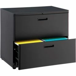 Hot Sale 😀 Interion By Global Industrial Interion® 30" Lateral File Cabinet 2 Drawer Black ✔️