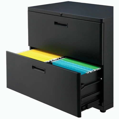 Hot Sale ๐ Interion By Global Industrial Interion® 30" Lateral File Cabinet 2 Drawer Black โ๏ธ - Image 4