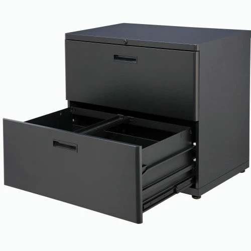 Hot Sale ๐ Interion By Global Industrial Interion® 30" Lateral File Cabinet 2 Drawer Black โ๏ธ - Image 9