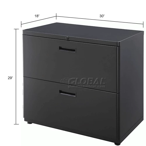 Hot Sale ๐ Interion By Global Industrial Interion® 30" Lateral File Cabinet 2 Drawer Black โ๏ธ - Image 21
