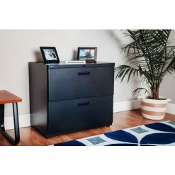 Coupon ⭐ Interion By Global Industrial Interion® 30" Lateral File Cabinet 2 Drawer Charcoal ❤️