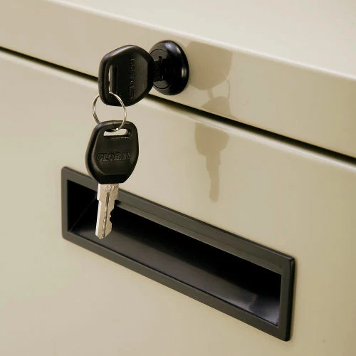 New ✨ Interion By Global Industrial Interion® 30" Lateral File Cabinet 2 Drawer Putty 🛒 - Image 10