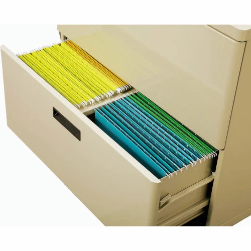 New ✨ Interion By Global Industrial Interion® 30" Lateral File Cabinet 2 Drawer Putty 🛒 - Image 11