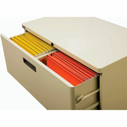 New ✨ Interion By Global Industrial Interion® 30" Lateral File Cabinet 2 Drawer Putty 🛒 - Image 12