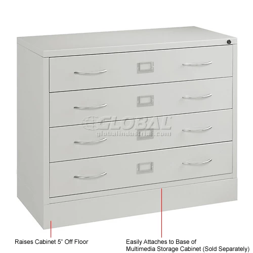 Best Pirce ๐ Interion By Global Industrial Interion® Base For Media Cabinet Putty ๐ - Image 8