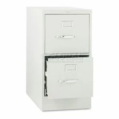 Cheapest 🥰 HON® 25"D 2 Drawer Vertical File - Letter - Gray w/ Lock ⭐