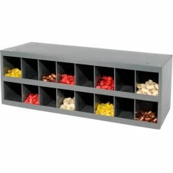 Cheapest ⌛ Durham Mfg. Durham Steel Storage Parts Bin Cabinet 353-95 Open Front - 16 Compartments ⌛