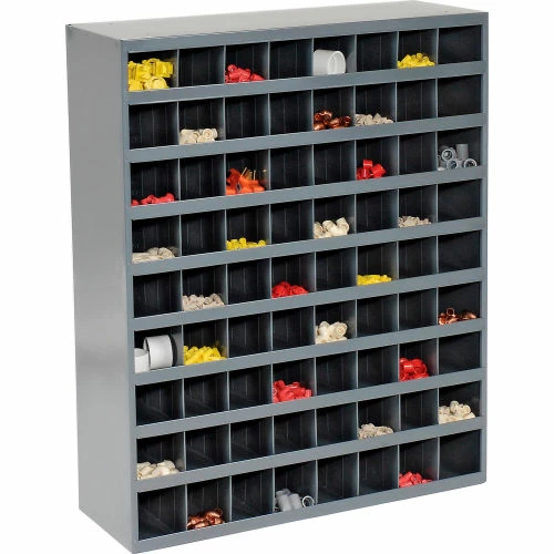 Budget ๐ Durham Mfg. Durham Steel Storage Parts Bin Cabinet 363-95 Open Front - 72 Compartments โจ