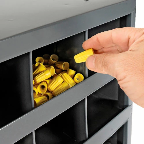 Budget ๐ Durham Mfg. Durham Steel Storage Parts Bin Cabinet 363-95 Open Front - 72 Compartments โจ - Image 4