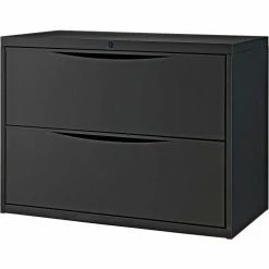 Best Sale ๐ Interion By Global Industrial Interion® 36" Premium Lateral File Cabinet 2 Drawer Black ๐