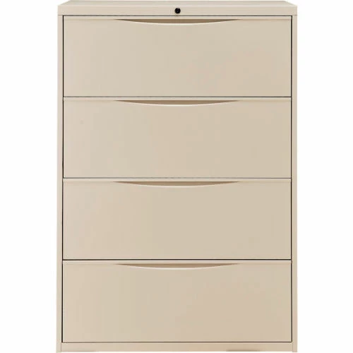 Cheapest ๐ Interion By Global Industrial Interion® 36" Premium Lateral File Cabinet 4 Drawer Putty ๐ฏ - Image 3