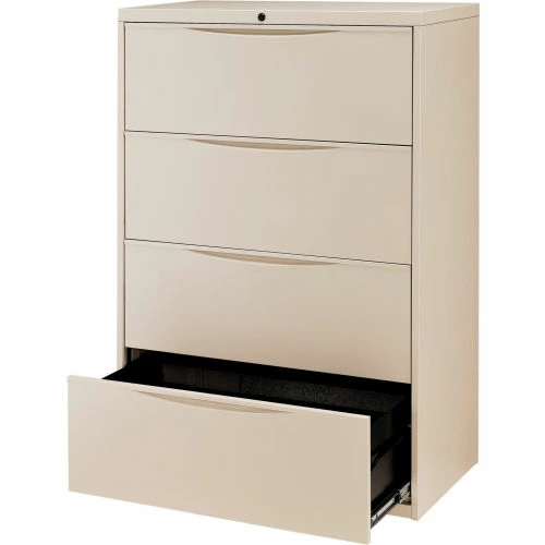Cheapest ๐ Interion By Global Industrial Interion® 36" Premium Lateral File Cabinet 4 Drawer Putty ๐ฏ - Image 4