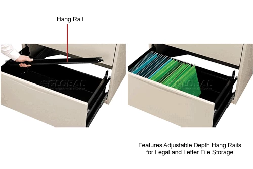 Cheapest ๐ Interion By Global Industrial Interion® 36" Premium Lateral File Cabinet 4 Drawer Putty ๐ฏ - Image 15