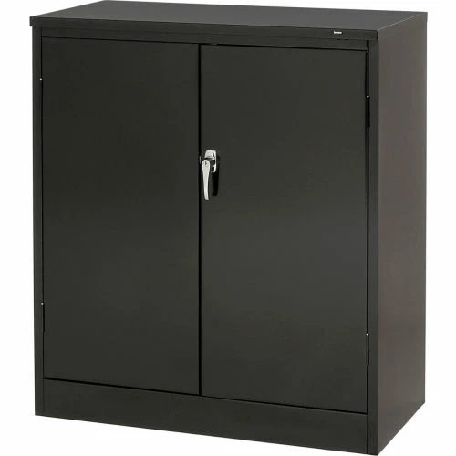 Outlet โ๏ธ Tennsco Counter High Metal Storage Cabinet 1442-BLK - 36x18x42 Black ๐คฉ - Image 3