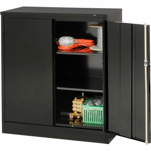 Outlet โ๏ธ Tennsco Counter High Metal Storage Cabinet 1442-BLK - 36x18x42 Black ๐คฉ - Image 8