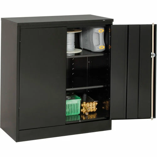 Outlet โ๏ธ Tennsco Counter High Metal Storage Cabinet 1442-BLK - 36x18x42 Black ๐คฉ - Image 10