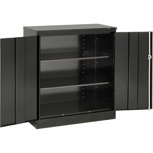Outlet โ๏ธ Tennsco Counter High Metal Storage Cabinet 1442-BLK - 36x18x42 Black ๐คฉ - Image 11