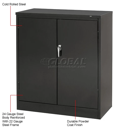 Outlet โ๏ธ Tennsco Counter High Metal Storage Cabinet 1442-BLK - 36x18x42 Black ๐คฉ - Image 21