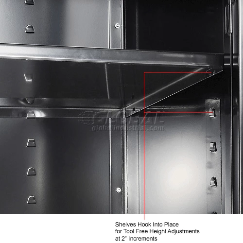 Outlet โ๏ธ Tennsco Counter High Metal Storage Cabinet 1442-BLK - 36x18x42 Black ๐คฉ - Image 25