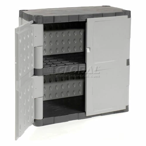 Promo ๐ Rubbermaid 7085 Plastic Storage Cabinet Base Double Door 36"W x 18"D x 37"H ๐คฉ - Image 7