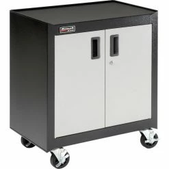 Best reviews of 🥰 Homak Mobile Cabinet GS04002270 2 Door With Gliding Shelf ⌛