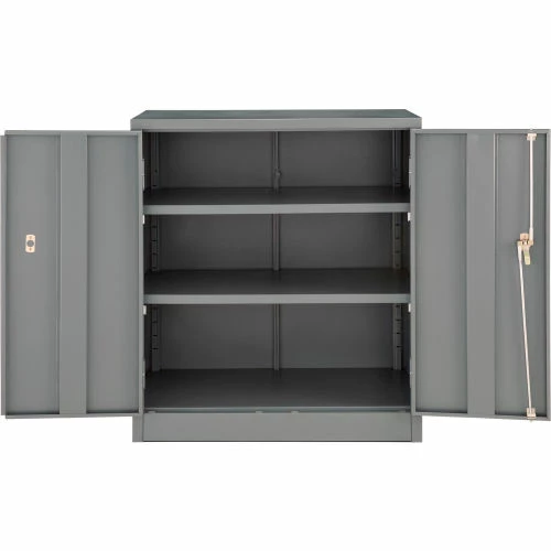 Coupon ๐ฅฐ Global Industrial™ Counter Height Cabinet Assembled 36x18x42 Gray ๐ - Image 4