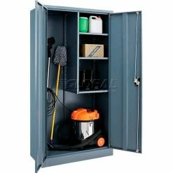 Best Sale ๐งจ Global Industrial™ Janitorial Cabinet Assembled 36x18x72 Gray ๐