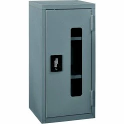 Discount 🛒 Global Industrial™ Clear View Wall Storage Cabinet Assembled 13-3/4"W x 12-3/4"D x 30"H Gray 🧨