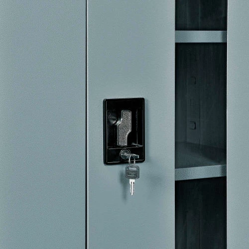 Brand new ๐ Global Industrial™ Clear View Wall Storage Cabinet Assembled 30"W x 12"D x 30"H Gray ๐ฏ - Image 4